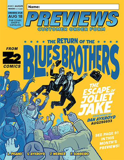 Back Cover - Z2 Comics, The Blues Brothers: The Escape of Joliet Jake