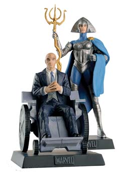 Figurine Marvel classic eaglemoss hors série professeur X Xavier et lilandra 